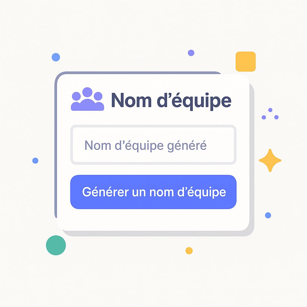 Nom d'équipe