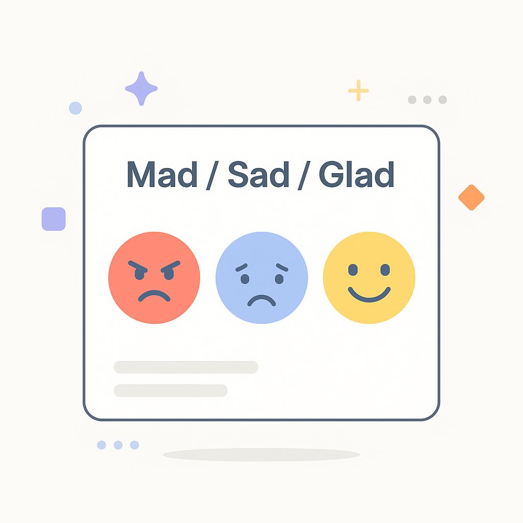 Mad / Sad / Glad