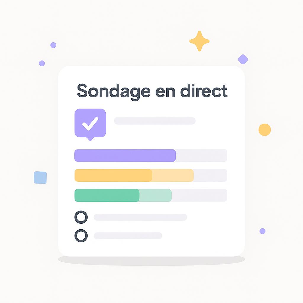 Sondage en direct