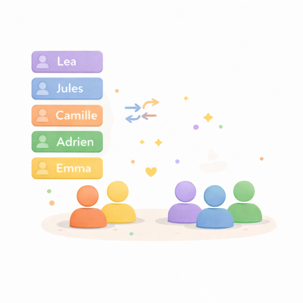 Constitution d'équipes