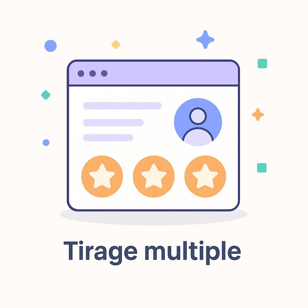 Tirage multiple