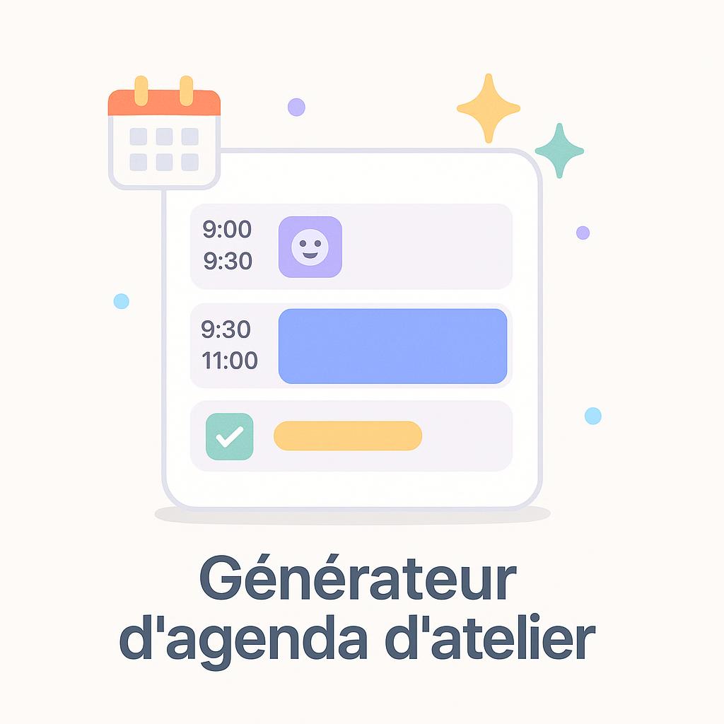 Générateur d'agenda d'atelier